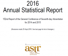 statistiques,eglise adventiste du septième jour